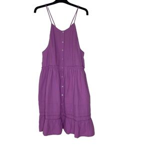 Free People Desert Days Halter Mini Dress